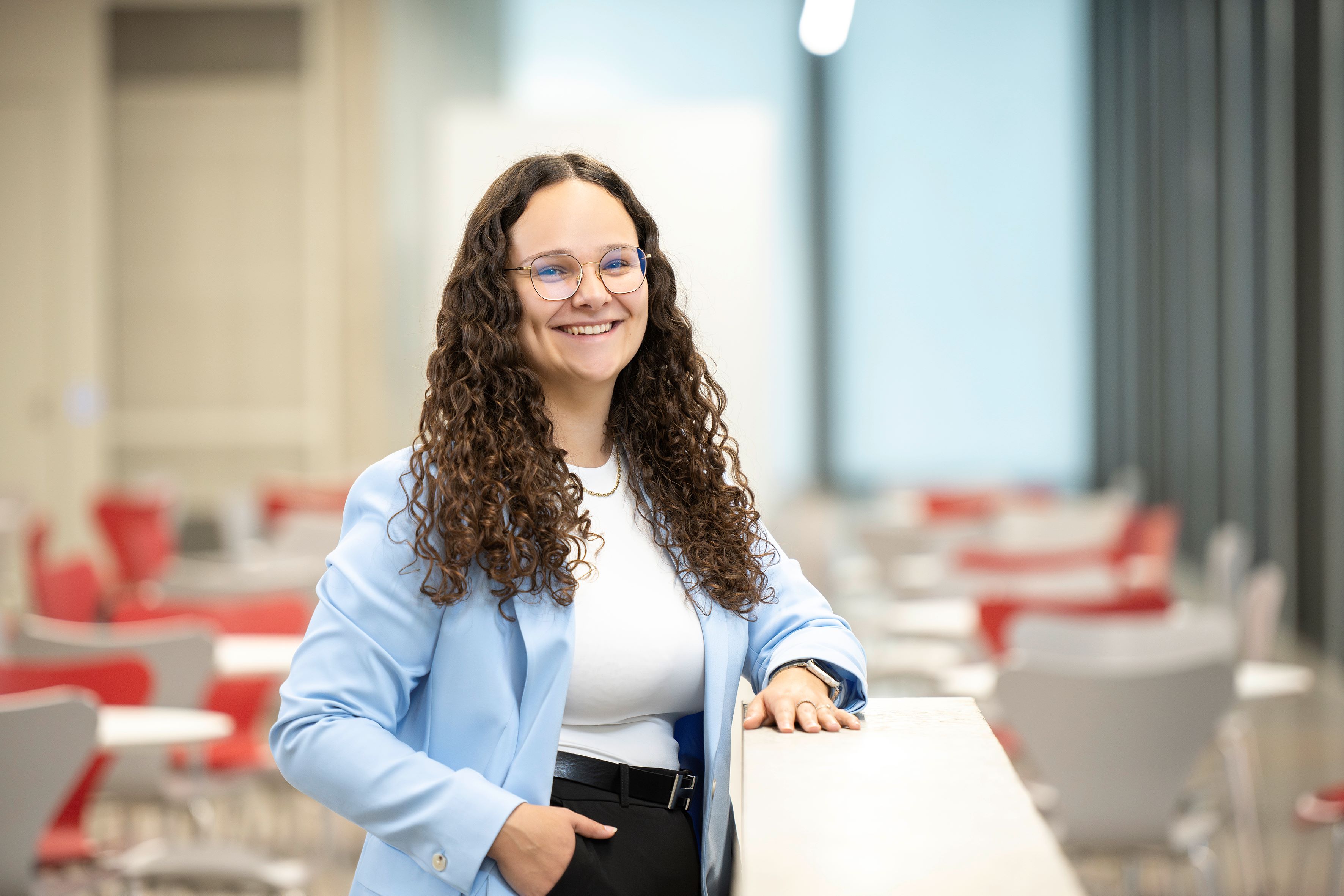 Alina Riedel, DHBW-Studentin<br> Messe-, Kongress- und Eventmanagement